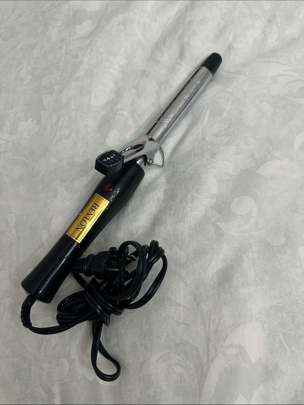 Revlon Black and Silver 1" Curling Iron